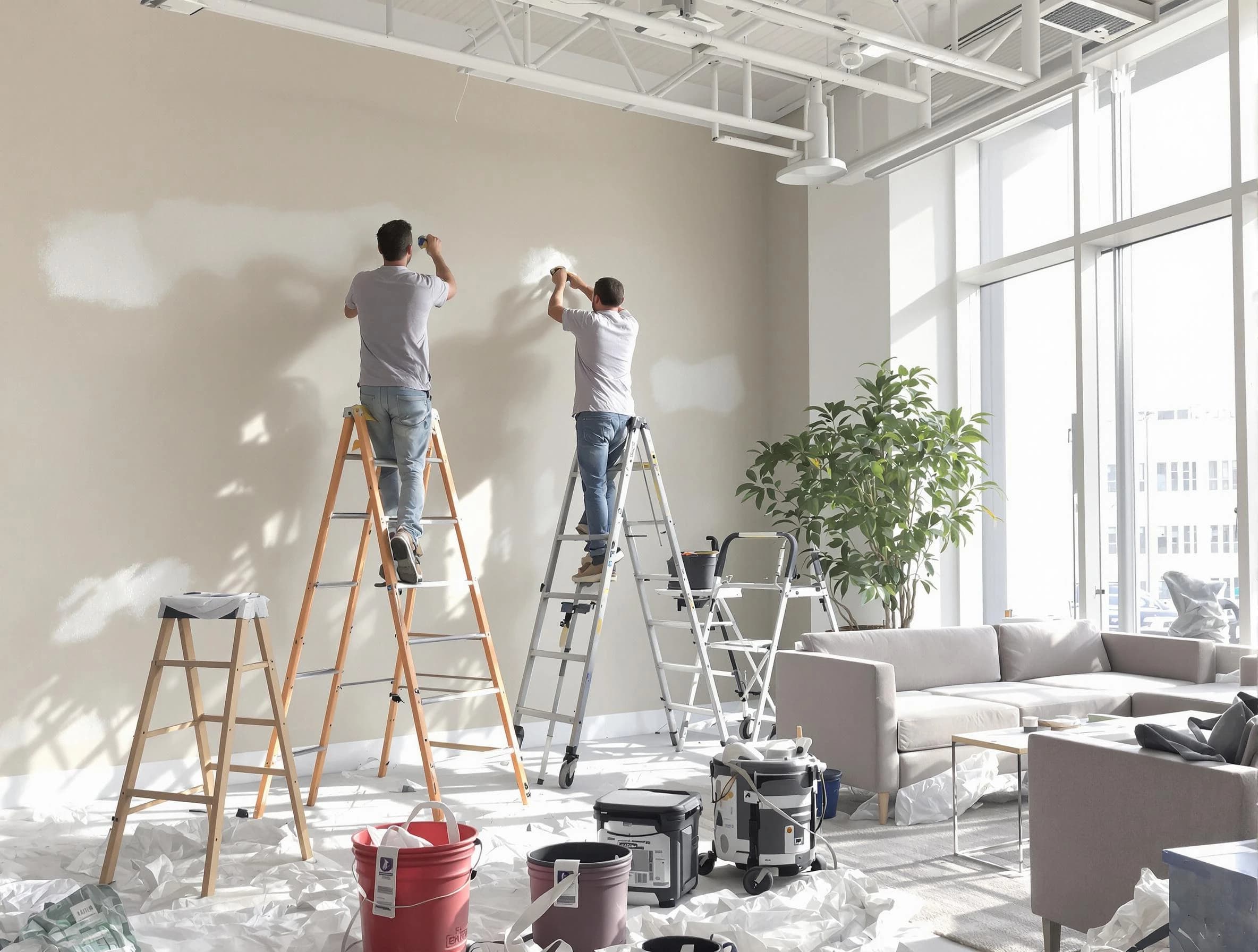 Willoughby House Painters delivering commercial painting services in Willoughby, OH