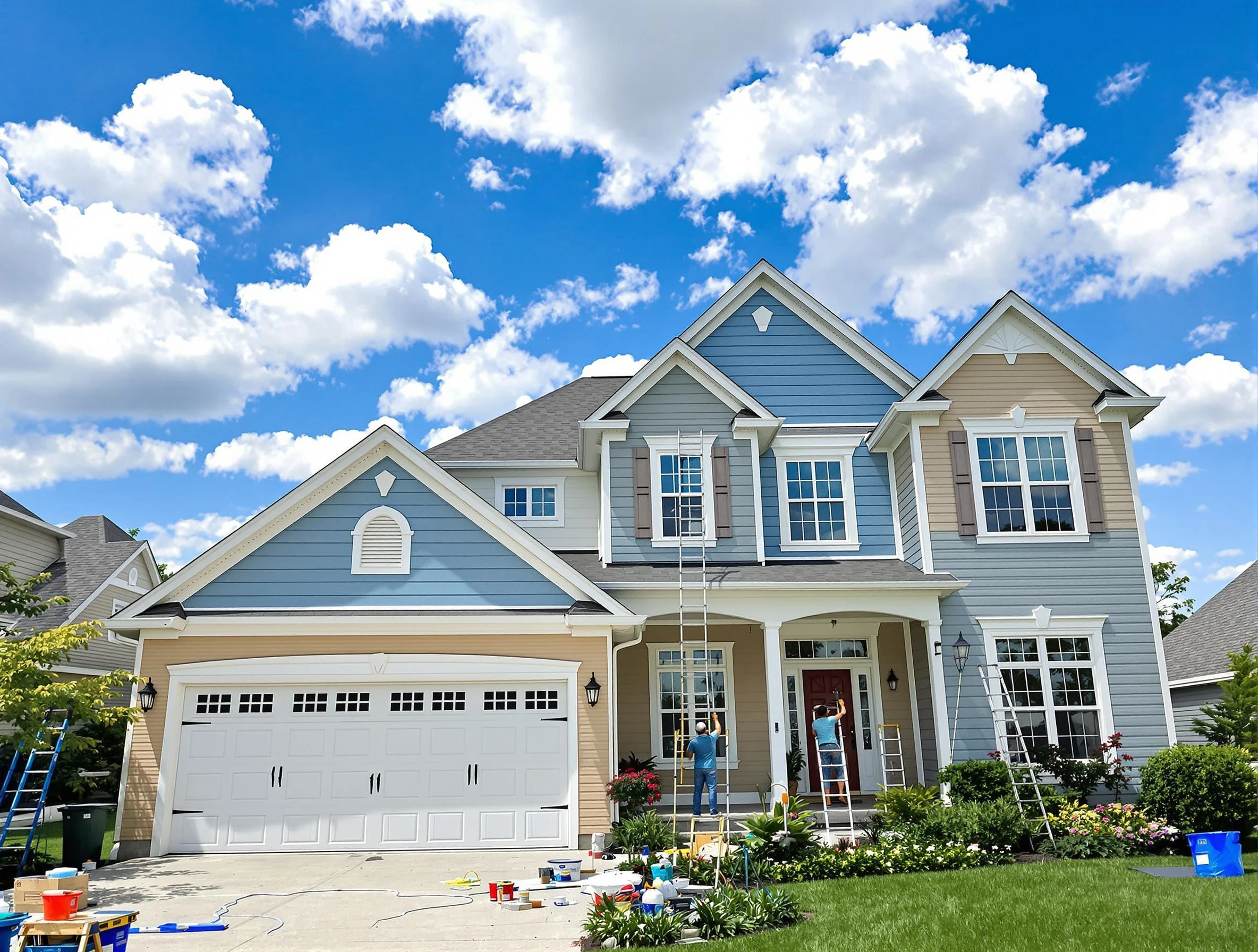 Professional house painting by Willoughby House Painters experts in Willoughby, OH